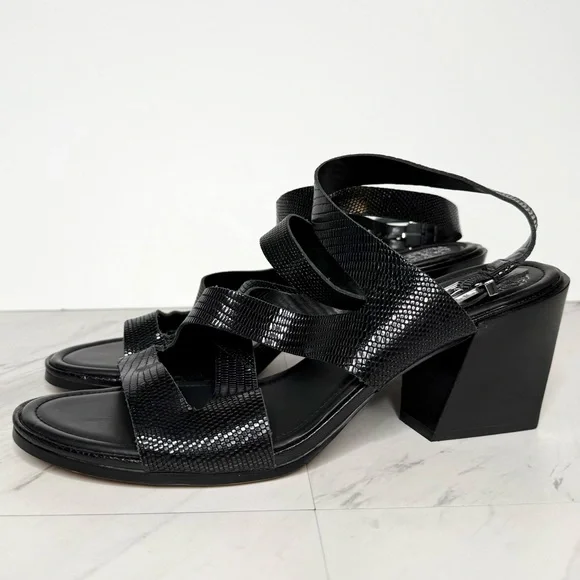 Vince Camuto Deverey Black Heeled Sandal 11M - Picture 1 of 14